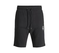 JACK & JONES Pantalones Cortos para Hombre Jpstshark Sweat at, Negro, L