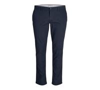 JACK & JONES Pantalones Dave Chino para Hombre, Talla Grande, Navy Blazer, 46W / 30L