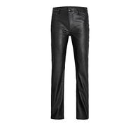 Jack & Jones Pantalones de Mujer, Negro/Detalle: Mate - Largo, XS