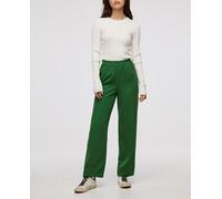 Jack & Jones Pantalones Poppy de mujer fit regular y cintura elástica. Verde 36 (S) / 32 (32)