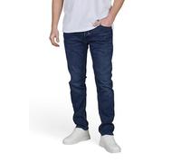JACK & JONES Pantalones vaqueros de corte ajustado JJIGLENN para hombre, denim, azul y negro, 30 31 32 33 34 36 38, 34W / 32L