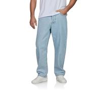 JACK & JONES Pantalones vaqueros para hombre, corte baggy, de algodón, JJIALEX JJCOOPER, ancho, denim, azul, negro, gris, 30, 31, 32, 33, 34, 36, 38, 33W / 30L