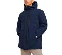 JACK & JONES Parka para hombre, azul marino, M