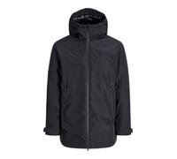 JACK & JONES Parka para Hombre Jjbrandon, Black, L, Negro, L