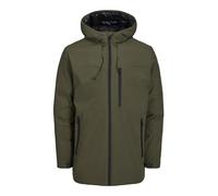 JACK & JONES Parka para hombre, noche de oliva, XL
