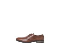 JACK & JONES Plataforma de Piel Jfwsaint para Hombre, coñac, 43 EU Estrecho