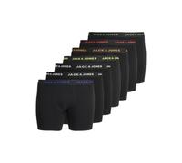 JACK&JONES PLUS Jacbasic Trunks 7 Pack Noos Pls Bóxer, Black/Pack: Black-Black-Black-Black-Black-Black, 4XL Grande 7 Hombres