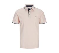 Jack & Jones Plus Camiseta 'JJEPAULOS' marino / rosé / blanco XXL marino / rosé / blanco