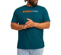 JACK&JONES PLUS Jjecorp Logo tee SS O-n Noos Pls Camiseta, Azul Oscuro/Estampado: Play 5, 5XL Hombres