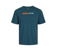 JACK&JONES PLUS Jjecorp Logo tee SS O-n Noos Pls Camiseta, Azul Oscuro/Estampado: Play 5, 5XL Hombres