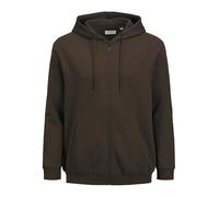 JACK & JONES PLUS Jjebradley Sudadera con Cremallera Pls Capucha, mantillo, XXXXL para Hombre