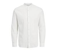JACK&JONES PLUS Jjebreeze-Camiseta de Manga Corta Camisa Larga, Blanco, 6XL Grande Hombres