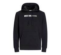 JACK&JONES PLUS Jjecorp Logo Sweat Hood Play Noos Pls Sudadera con Capucha, Black/Print:Play 5, XXXXXXL para Hombre
