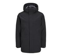 JACK&JONES PLUS JJEKEEN PLS - Parka para Hombre, Color Negro, 3XL, Negro, XXXL