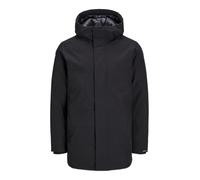 JACK&JONES PLUS JJEKEEN PLS - Parka para hombre, color negro, 4XL, Negro, XXXXL
