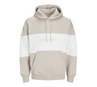 JACK&JONES PLUS Jjelegacy Sudadera con Capucha Noos Pls, Moonbeam, XXXXXL para Hombre
