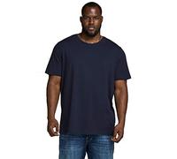 JACK&JONES PLUS JJEORGANIC Basic tee SS O-Neck Noos PS Camiseta, Navy Blazer, 2XL de los Hombres