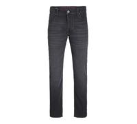 JACK&JONES PLUS Jjimike Jjicon I.K. Sq 028 Pls Jeans, Black Denim, 42W x 30L para Hombre