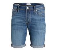 JACK&JONES PLUS Jjirick Jjfox GE 238 Pls-Pantalones Cortos, Azul Denim, 40 para Hombre