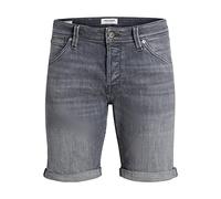 JACK&JONES PLUS JJIRICK JJFOX GE 241 PLS - Pantalones Cortos para Hombre, Color Gris, Talla 48