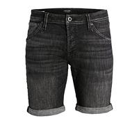 Jack & Jones Plus Vaquero 'RICK FOX' negro denim, Talla 31-32
