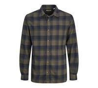 JACK&JONES PLUS Jjjoshua Fall Buffalo Shirt LS Pls Camisa Casual, Forest Night, 3XL Grande Hombres