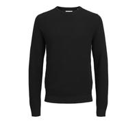 JACK&JONES PLUS Jjotto Knit Crew Neck PLS Jersey de Punto, Negro, 5XL Grandes para Hombre