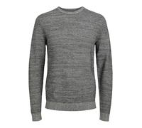 JACK&JONES PLUS Jjotto Knit Crew Neck Pls Jersey de Punto, Negro/Detalles: Trenzado, 5XL Grande para Hombre