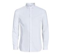 JACK&JONES PLUS Jjprparma Camiseta L/S PLS Camisa de Negocios, Blanco/Ajuste: Holgado, 4XL para Hombre