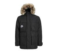 JACK&JONES PLUS Jjstar Jacket Pls - Parka para hombre, Negro, XXXXL
