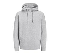 JACK&JONES PLUS Jjtree Sudadera con Capucha Pls, Gris Claro. Estampado: Jack&Jones, 4XL Grandes para Hombre