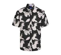 JACK&JONES PLUS Jorjoshua Aruba AOP Shirt SS Pls Camisa de Manga Corta, Tap Shoe, XXXXL para Hombre