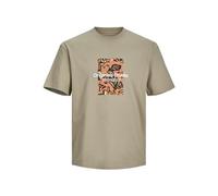 JACK&JONES PLUS Jorsequoia tee SS Crew Neck Pls Camiseta, Silver Sage, XXXXXL para Hombre