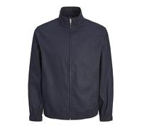 JACK&JONES PLUS Jprccwinston Linen Jkt Pls Chaqueta Corta, Azul Marino, XXXXL para Hombre