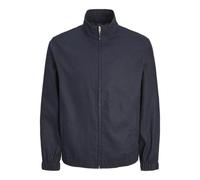 JACK&JONES PLUS Jprccwinston Linen Jkt Pls Chaqueta Corta, Azul Marino, XXXXXXL para Hombre