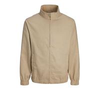 JACK&JONES PLUS Jprccwinston Linen Jkt Pls Chaqueta Corta, White Pepper, XXXXXL para Hombre