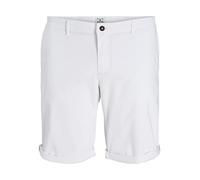 JACK & JONES PLUS Jpstbowie Jjshorts Solid Sa Sn Pls Pantalones Cortos Chinos, Blanco, 48 para Hombre