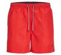 JACK&JONES PLUS Jpstfiji Jjswim Sn Pls Bañador Corto, Rojo Verdadero/Detalle: sólido, 38 Große Größen Hombres