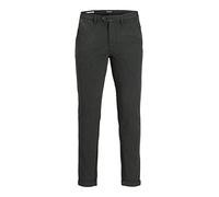 JACK & JONES PLUS Jpstmarco Jjconnor AKM PS Pantalones Chinos, Gris Oscuro, 48W x 34L para Hombre