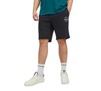 JACK&JONES PLUS Jpstshark At Pls-Pantalones Cortos, Negro, 46 para Hombre