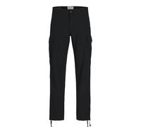 Jack & Jones Plus Pantalón cargo 'JPSTKane JJBarkley' negro, Talla 31-32
