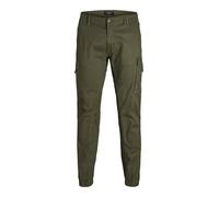 Jack & Jones Plus Pantalón cargo 'Paul' verde oscuro 42x32 EUR