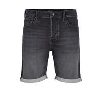 JACK&JONES PLUS Pantalones Cortos de Mezclilla para Hombre, Black Denim, 42