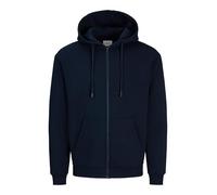 Jack & Jones Plus Zip Hoodie Plus Plain Zip Hoodie Navy Blazer EU8XL US6XL Navy Blazer