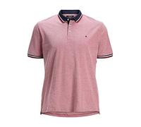 Jack & Jones Polo clásico de Talla Grande para Hombre, Riot Red, 5XL