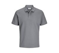 JACK & JONES Polo para Hombre Jjeaustin SS Noos, Ultimate Grey, S
