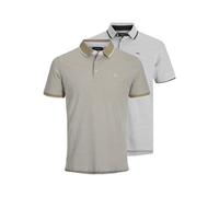 Jack & Jones Polo para Hombre Jjepaulos SS 2Pk MP Noos (Paquete de 2), Crockery/Pack: W. Lgm, XXL