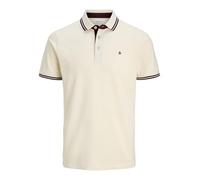 Jack & Jones Polo para Hombre Jjepaulos SS Noos, Blanco Envejecido., XL