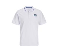 JACK & JONES Polo para Hombre Jjhudson SS, Blanco, XL