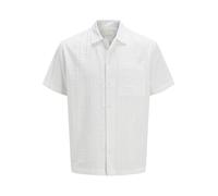 Jprcceaston Seersucker S/S - Camiseta, Blanco, S